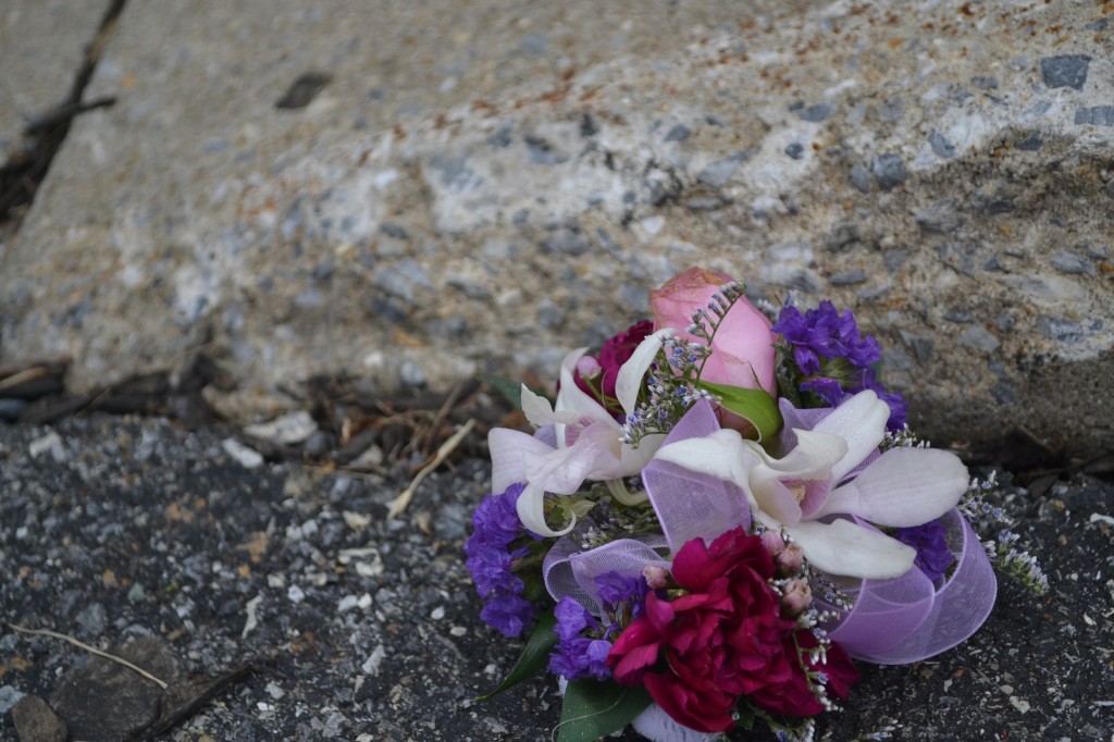 corsage in the gutter