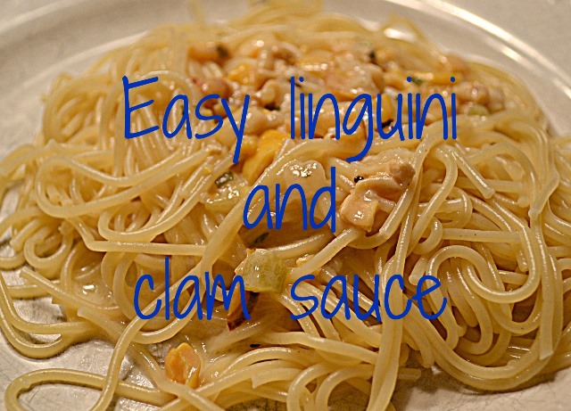 linguini and clam sauce