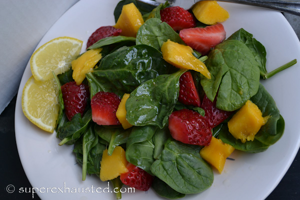 strawberry Spinach salad