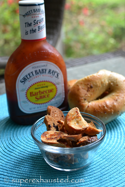 barbecue bagel chips