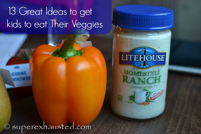 13 Great Ideas to get kids to eat Their Veggies #seethelite